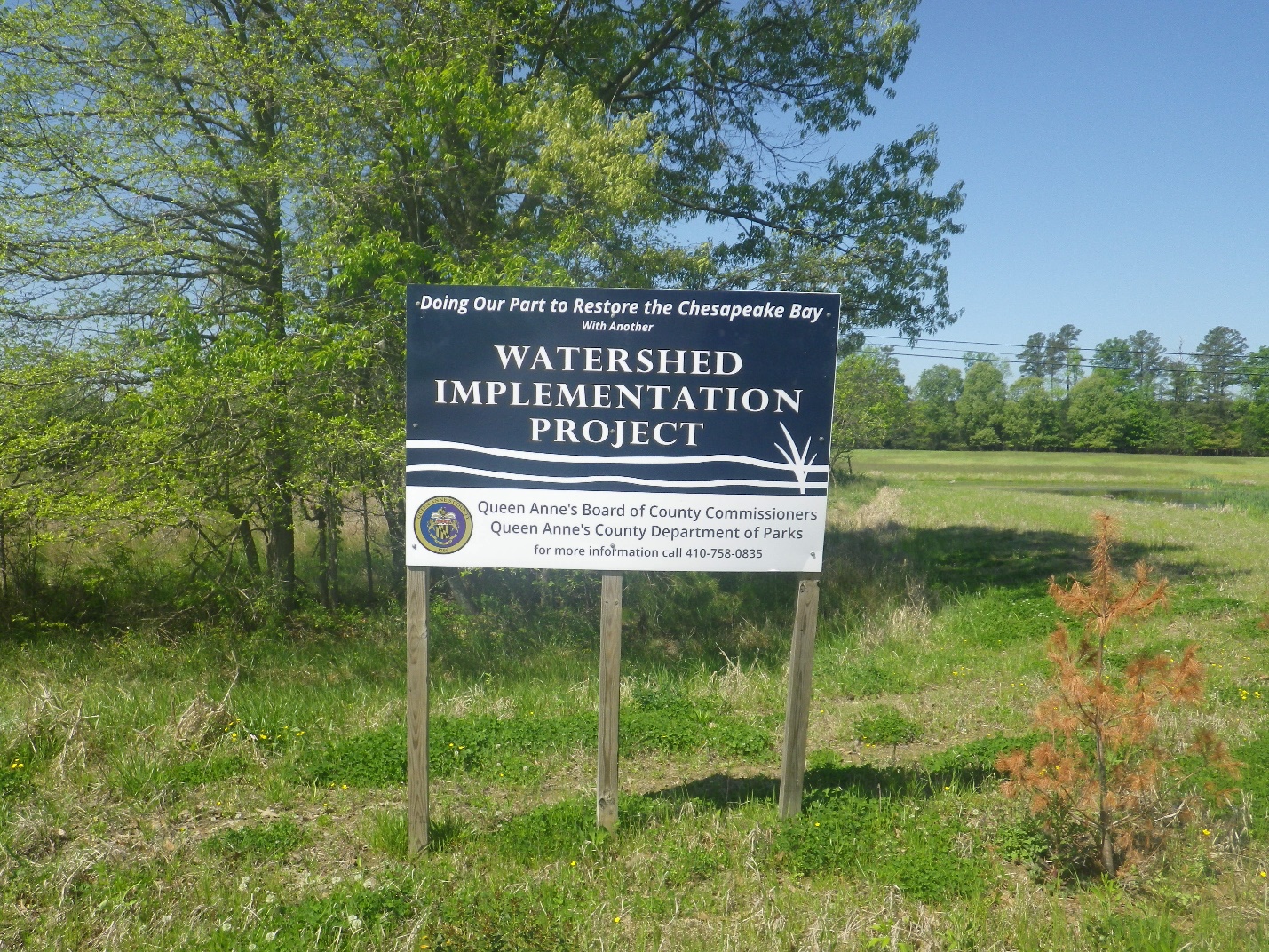 KUDNER FARM WETLAND RESTORATION – partnership between Queen Anne’s County and Midshore Riverkeeper Conservancy